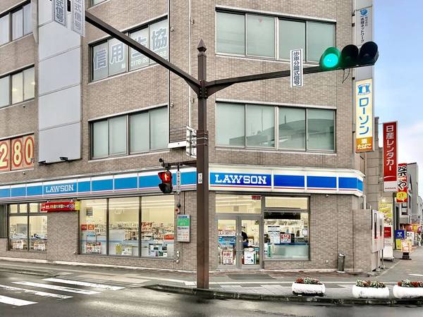 コンビニ　ローソン 八戸八幡店（コンビニ）まで1900m