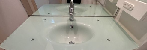 洗面設備　※別部屋の参考写真です。