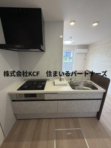 キッチン　コンパクトなキッチンで掃除もラクラク