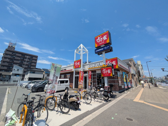 飲食店　すき家　此花四貫島店（飲食店）まで190m