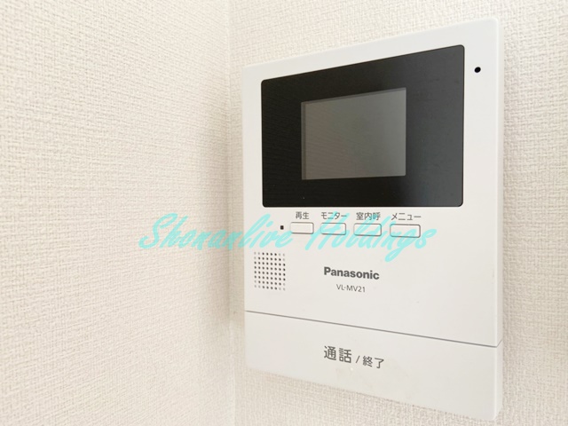 セキュリティ　モニター付きインターホンでセキュリティ安心♪
