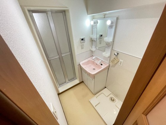洗面設備　※別号室の写真です。