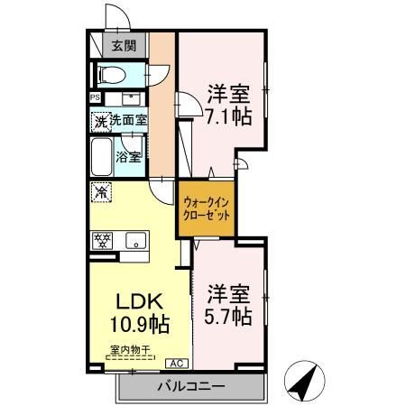 ホープハイツの間取り写真