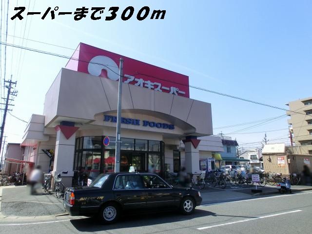 スーパー　アオキスーパー（スーパー）まで300m