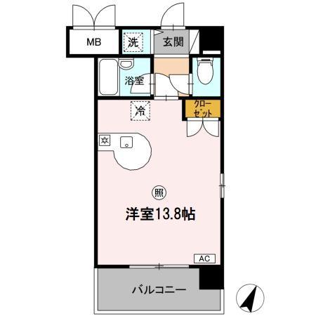 ドゥ・エ・クレア東雲の間取り写真