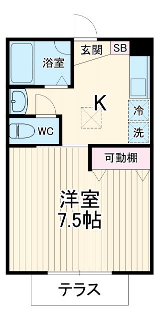 ミュウ壱番館の間取り写真