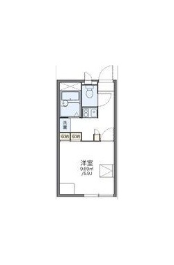 名鉄名古屋本線 新川橋駅 徒歩14分 2階建 築26年の間取り写真
