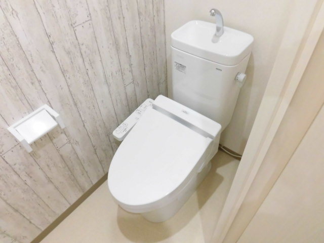 トイレ　洗浄付きのトイレです。