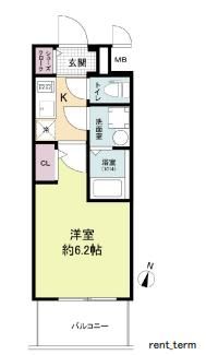 ＪＲ大阪環状線 野田駅 徒歩11分 11階建 築4年の間取り写真