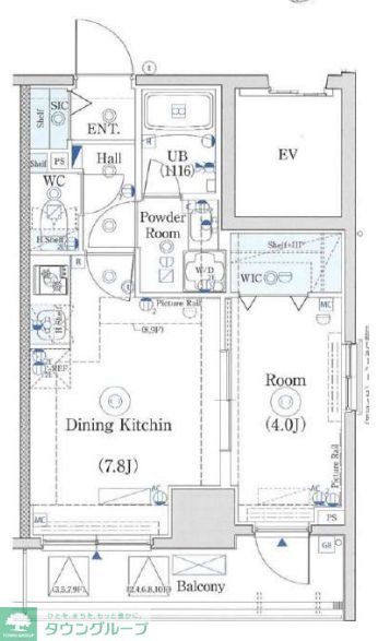 エストゥルース横濱吉野町の間取り写真