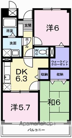 ファミール・サンフジの間取り写真
