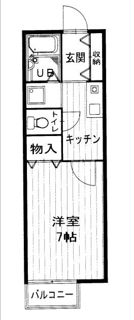 阪急宝塚線 石橋阪大前駅 徒歩18分 2階建 築33年の間取り写真