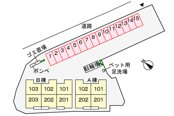 その他共有部分　☆敷地内にゴミ置き場があります☆