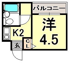 新井マンションの間取り写真