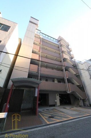 建物外観　プレステージ堂島　タイル張りの外観