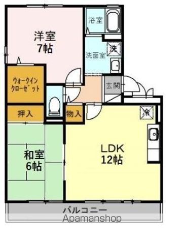 メルベーユ吉兆 C棟の間取り写真
