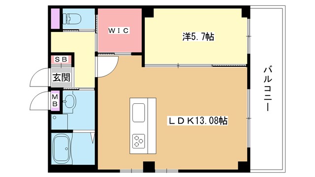 阪急宝塚線 服部天神駅 徒歩3分 5階建 築3年の間取り写真