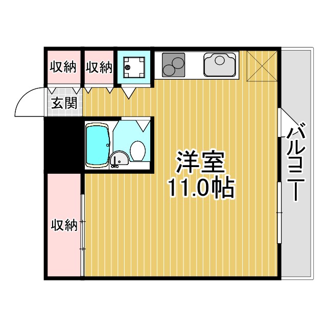 西北チェリーマンションの間取り写真