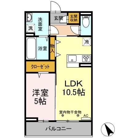 Dーroom本町の間取り写真