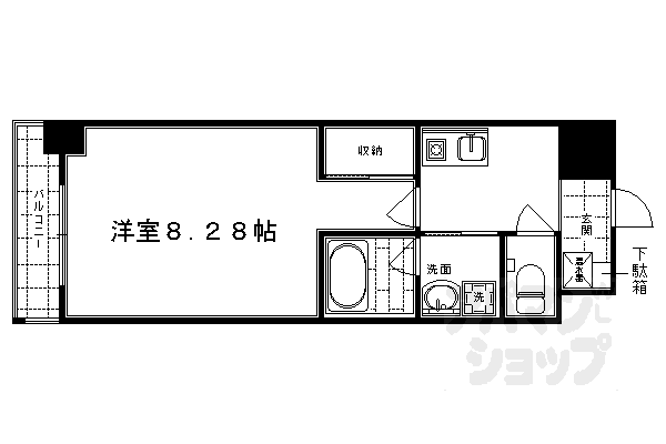 ファーストコート五条新町の間取り写真