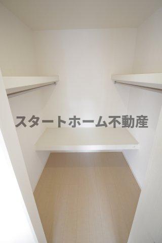 収納　大きなスペースがあり、収納には困りません