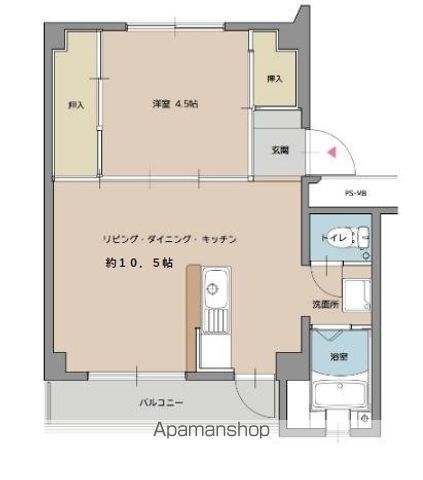 ＪＲ長崎本線 高田駅 徒歩86分 5階建 築53年の間取り写真