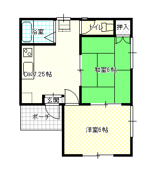 ハイツ片山の間取り