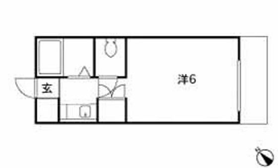 【広島市東区中山南のマンションの間取り】