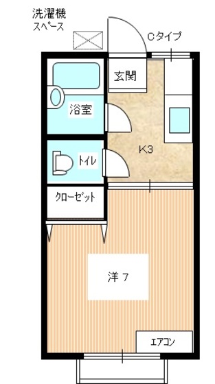 モンパルナスの間取り