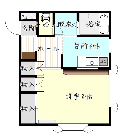 東泉壱番館の間取り