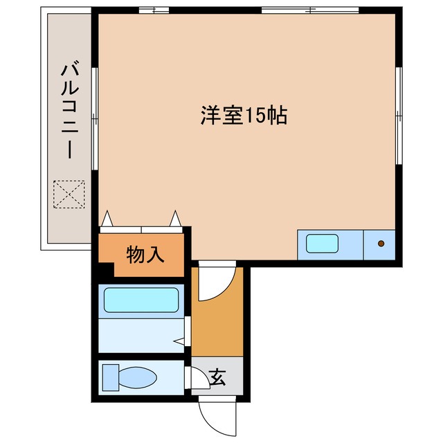 呉市中央のマンションの間取り