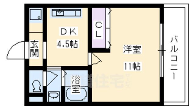 オーベル阪下の間取り