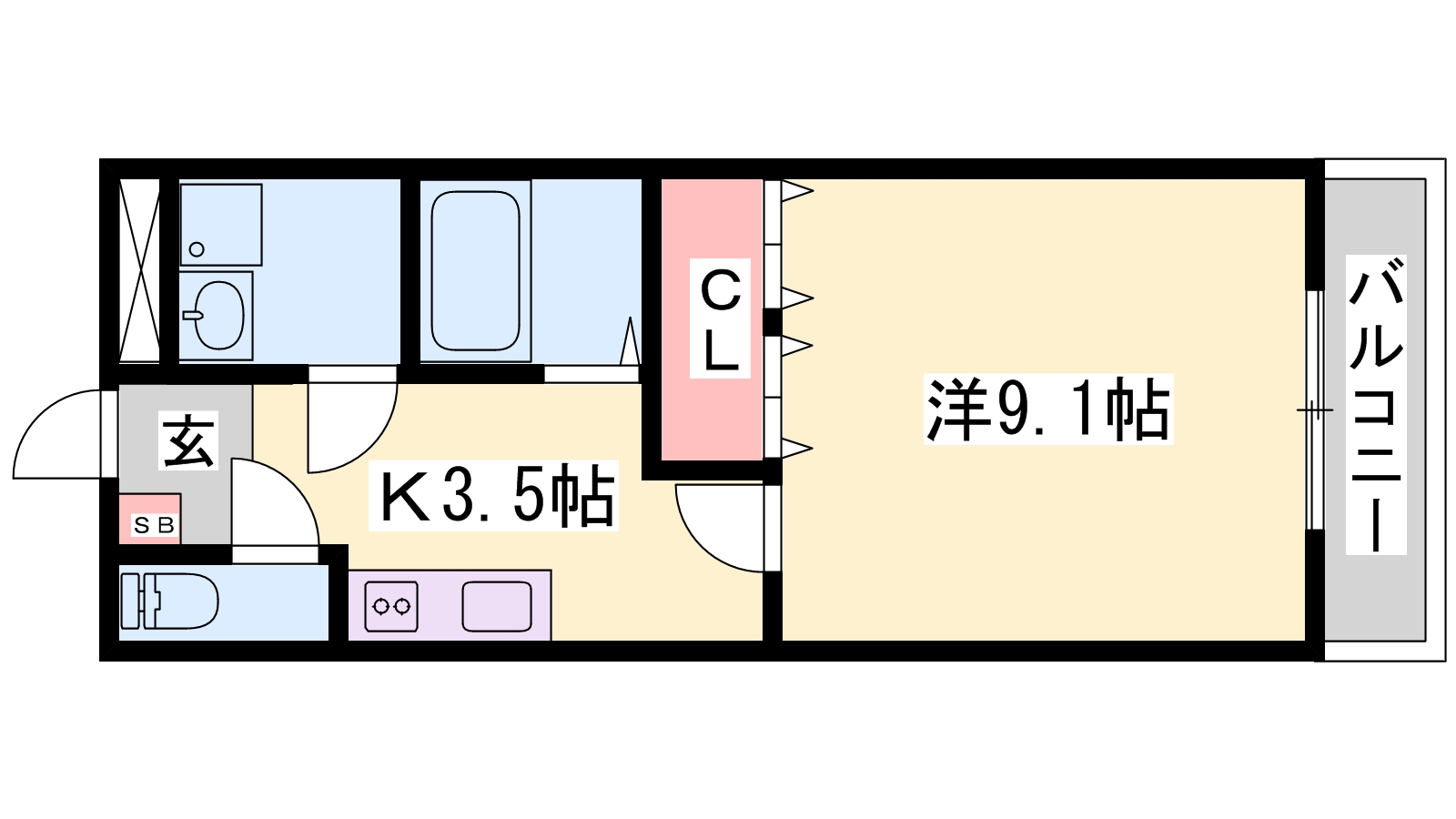 ゆいまーるの間取り