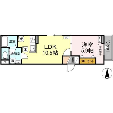 グラナーデ千住緑町の間取り