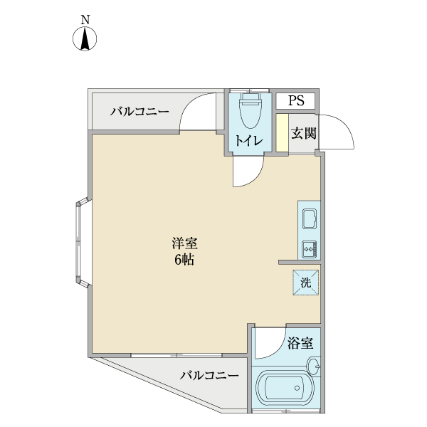 日吉煉瓦館の間取り