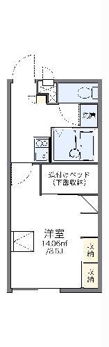 レオパレスエポワール中央の間取り