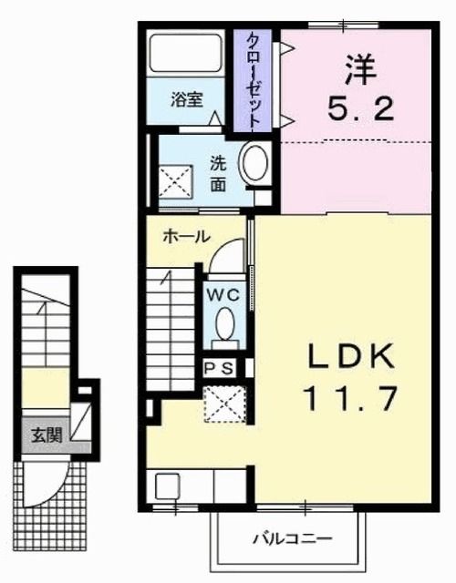 クリアンザ　レジオンの間取り