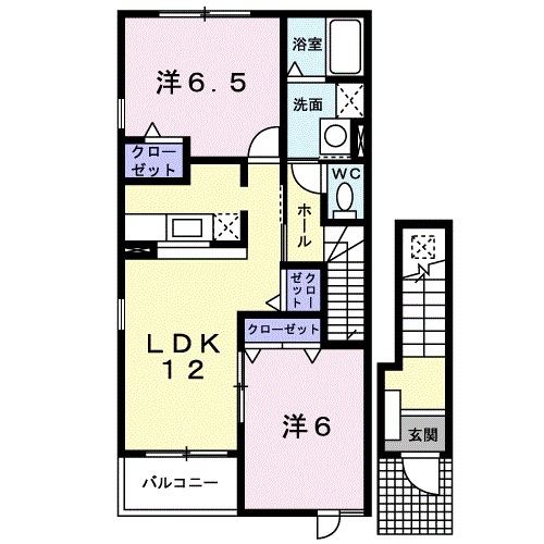 オータム　ムーンの間取り