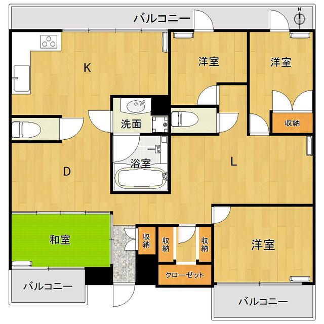 芝サニーハイツの間取り