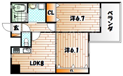 フェルト515の間取り