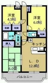 栃木県宇都宮市山本２（マンション）の賃貸物件の間取り