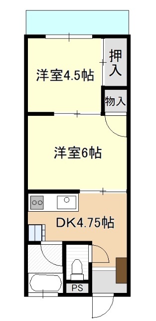 北坂戸マンションの間取り