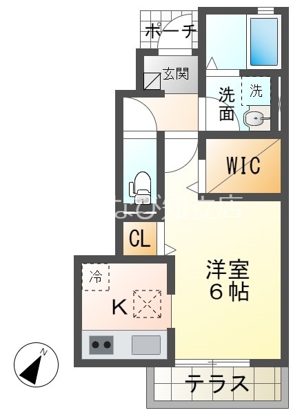 フィオーレ中前田の間取り