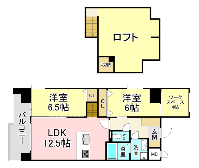 コンプレート金田の間取り