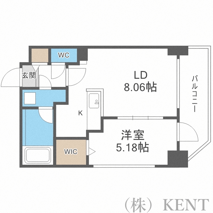 アークネスト円山の間取り