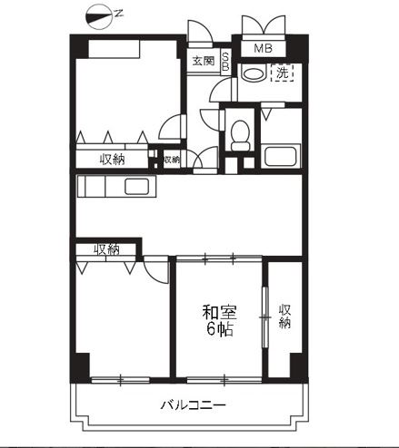 【久里浜３丁目共同住宅の間取り】