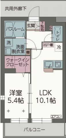 ウェスタ　アザレアの間取り