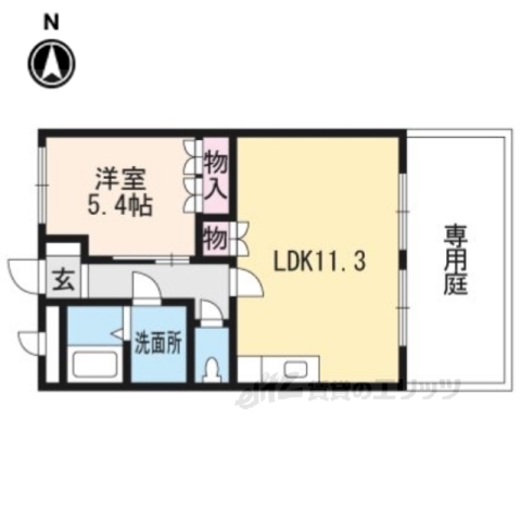 蒲生郡日野町大字村井のアパートの間取り