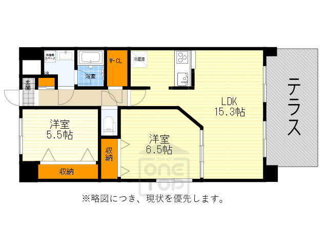 【メゾンド江坂の間取り】