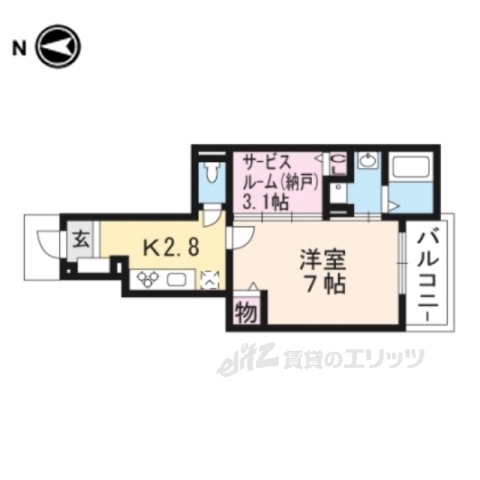 メルシーＫの間取り